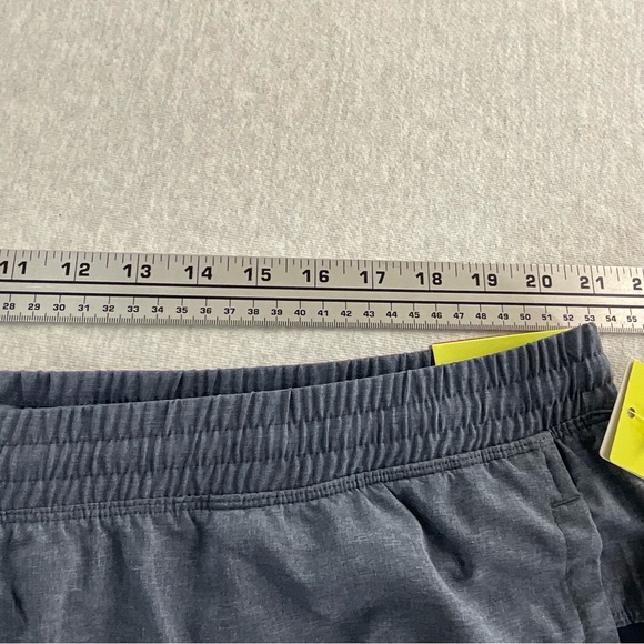 ALL IN MOTION 100% POLYESTER QUICK DRY LINED 9” MEN’S RUN SHORTS XXL BLUE GRAY - Picture 10 of 15